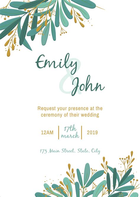 Free Invitation Templates .
